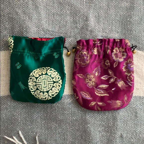 Bundle of Beautiful Drawstring Pouches - Picture 4 of 4